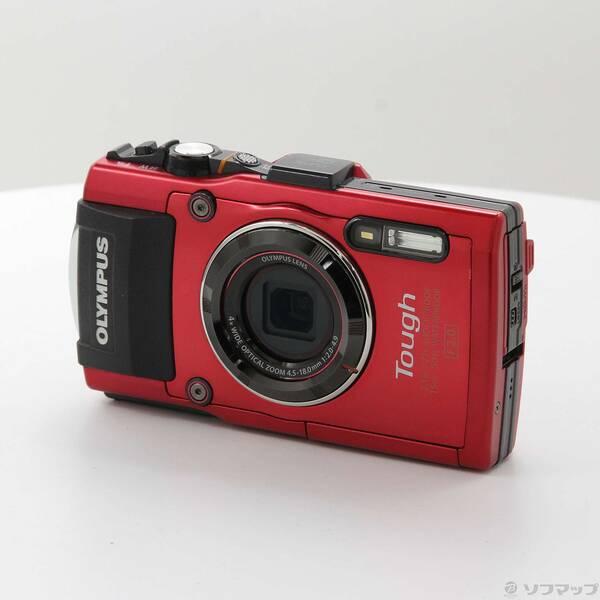〔中古〕OLYMPUS(オリンパス) OLYMPUS STYLUS TG-4 RED Tough (...
