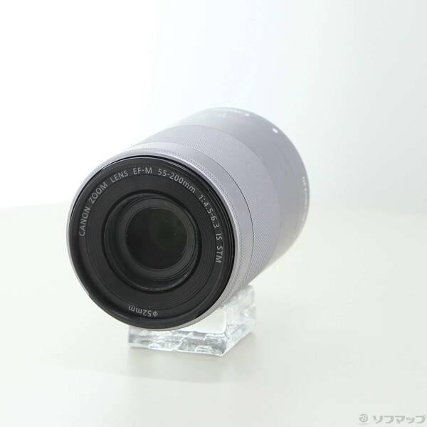 〔中古〕Canon(キヤノン) EF-M55-200MM F4.5-6.3 IS STM シルバー〔...