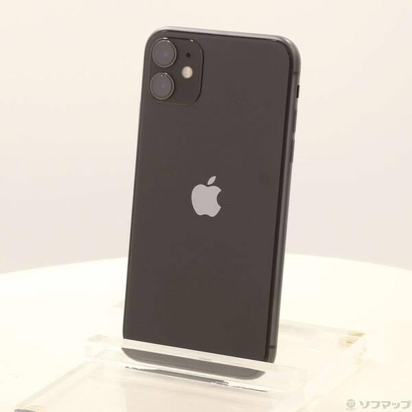 〔中古〕Apple(アップル) iPhone11 64GB ブラック MWLT2J／A SIMフリー...