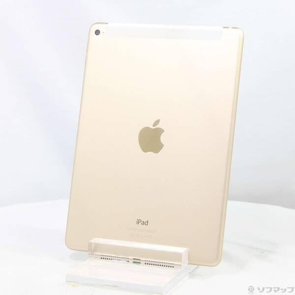 〔中古〕au iPad Air 2 64GB ゴールド MH172J／A au〔295-ud〕