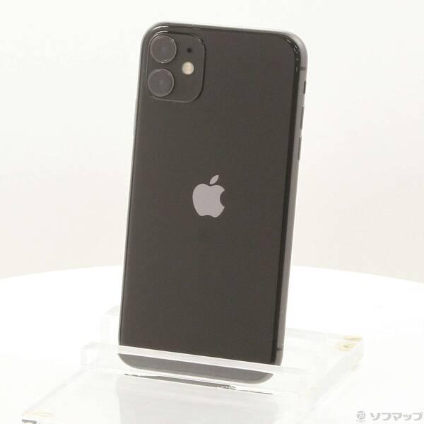 〔中古〕Apple(アップル) iPhone11 128GB ブラック MWM02J／A SoftB...