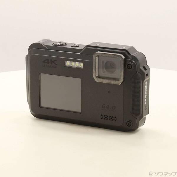 〔中古〕〔展示品〕 Bluemake 防水コンパクトデジタルカメラ ブラック TT-WD1300 B...