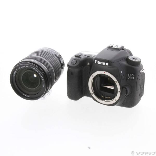 〔中古〕Canon(キヤノン) EOS 70D (W) EF-S18-135 IS STM レンズキ...