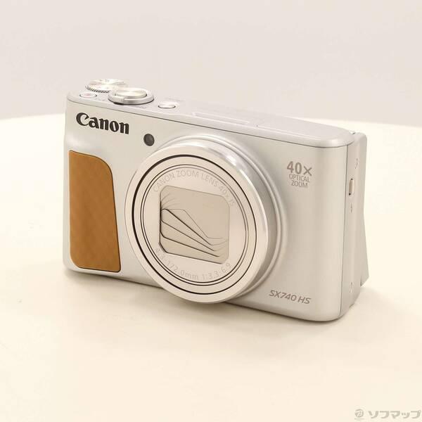 〔中古〕Canon(キヤノン) PowerShot SX740 HS シルバー〔198-ud〕