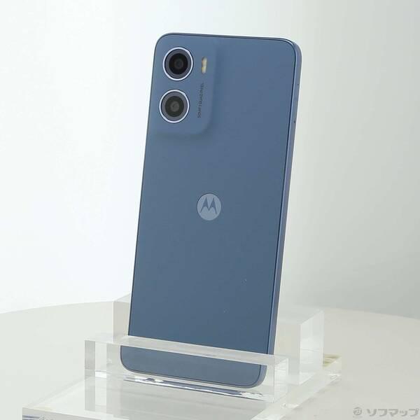〔中古〕Motorola(モトローラ) moto g05 128GB ミスティブルー PB6N000...