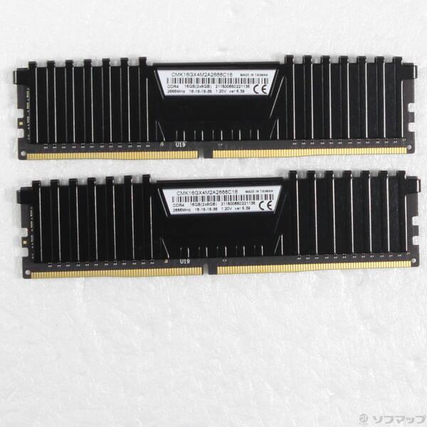 〔中古〕CORSAIR CMK16GX4M2A2666C16 16GB 8GB×2枚組〔377-ud...