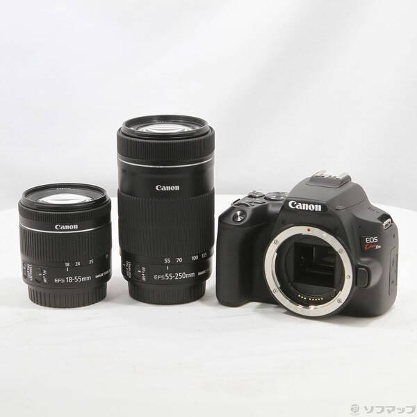 〔中古〕Canon(キヤノン) EOS Kiss X10 ダブルズームキット ブラック〔295-ud...