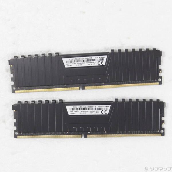 〔中古〕CORSAIR CMK16GX4M2A2666C16 16GB 8GB×2枚組〔377-ud...
