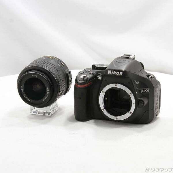 〔中古〕Nikon(ニコン) NIKON D5200 18-55 VR レンズキット ブラック〔34...