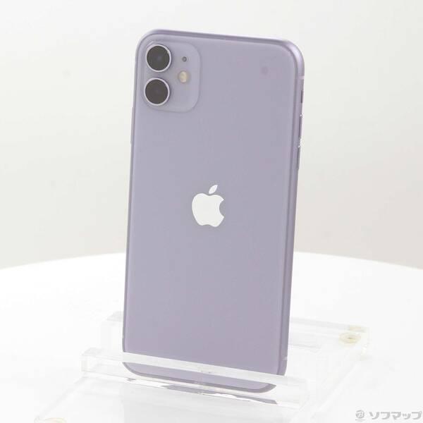 〔中古〕Apple(アップル) iPhone11 64GB パープル MWLX2J／A SIMフリー...