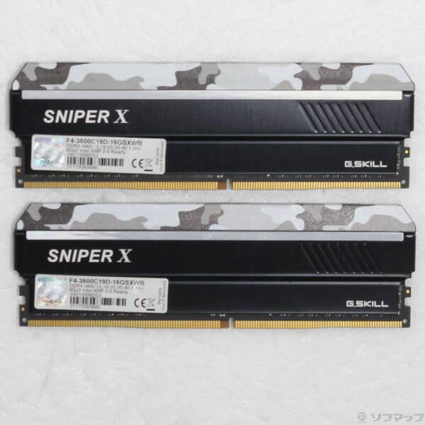 〔中古〕GSKILL(ジースキル) F4-3600C19D-16GSXWB〔377-ud〕