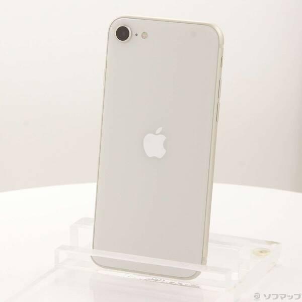 〔中古〕Apple(アップル) iPhone SE 第3世代 64GB スターライト MMYD3J／...