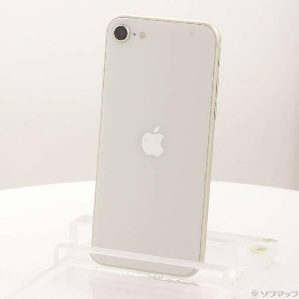 〔中古〕Apple(アップル) iPhone SE 第3世代 64GB スターライト MMYD3J／...
