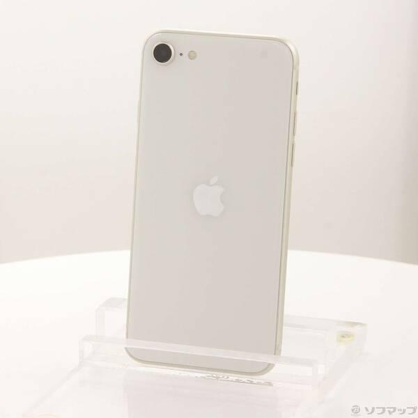〔中古〕Apple(アップル) iPhone SE 第3世代 64GB スターライト MMYD3J／...