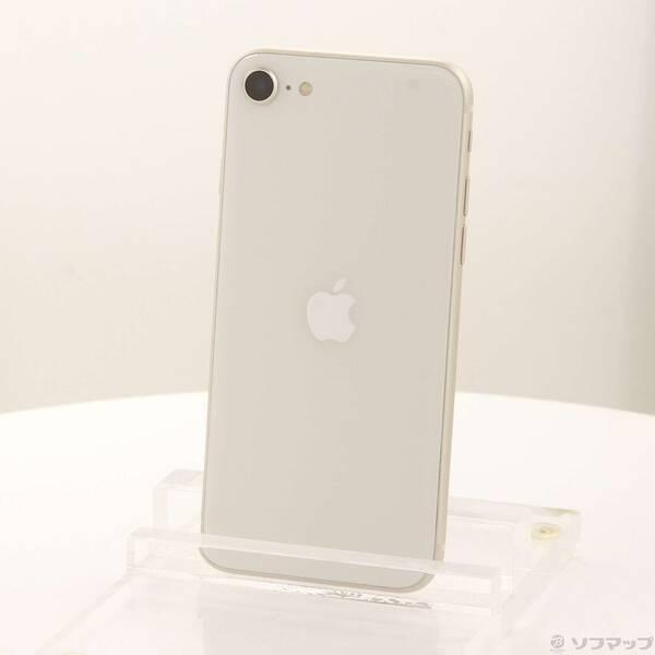〔中古〕Apple(アップル) iPhone SE 第3世代 64GB スターライト MMYD3J／...
