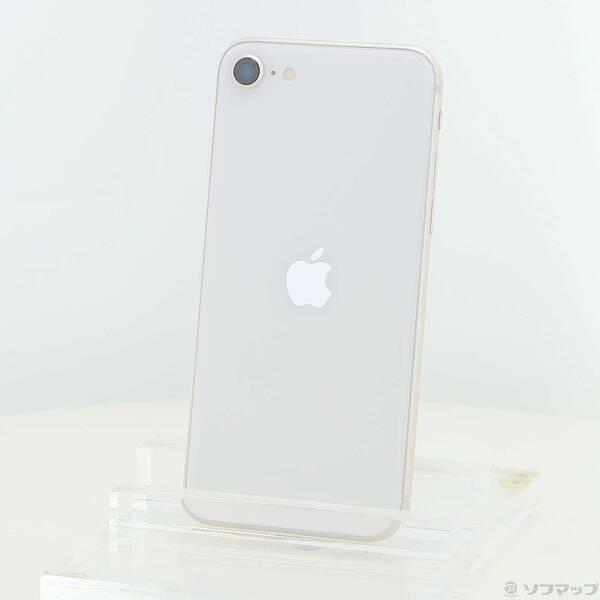 〔中古〕Apple(アップル) iPhone SE 第3世代 64GB スターライト MMYD3J／...