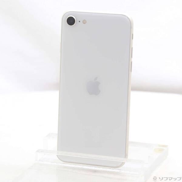 〔中古〕Apple(アップル) iPhone SE 第3世代 64GB スターライト MMYD3J／...