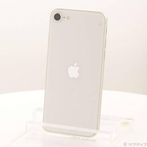 〔中古〕Apple(アップル) iPhone SE 第3世代 64GB スターライト MMYD3J／...