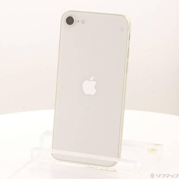〔中古〕Apple(アップル) iPhone SE 第3世代 64GB スターライト MMYD3J／...