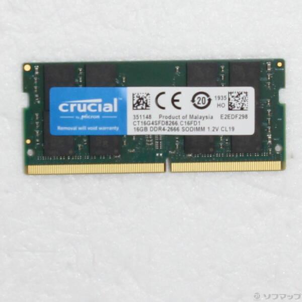 〔中古〕Crucial CT16G4SFD8266〔262-ud〕
