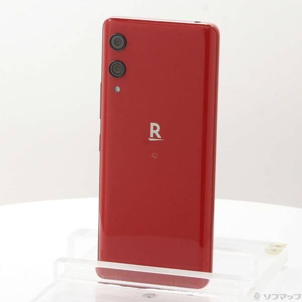 〔中古〕楽天 Rakuten Hand 64GB クリムゾンレッド P710 楽天 SIMフリー〔1...