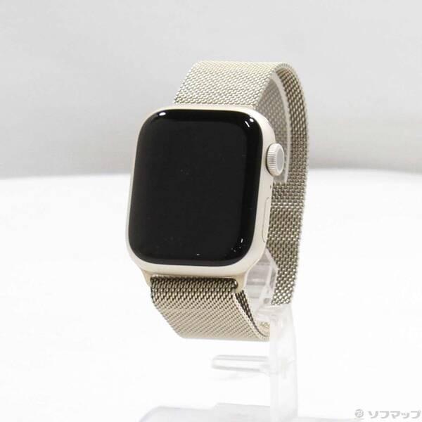 〔中古〕Apple(アップル) Apple Watch Series 9 GPS 41mm スターラ...