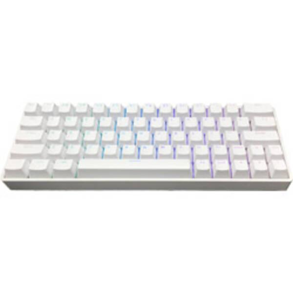 〔中古〕HM66 ゲーミングキーボード HM66-kb-wh〔377-ud〕