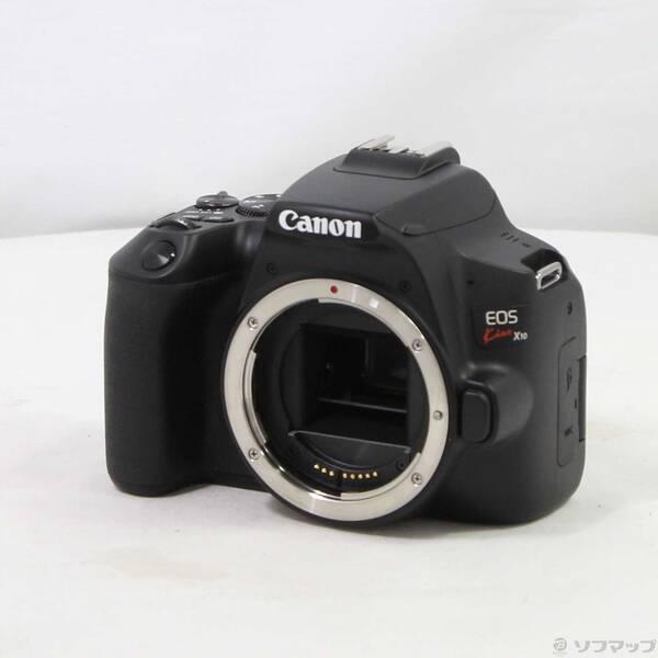 〔中古〕Canon(キヤノン) EOS Kiss X10ブラック(W)〔198-ud〕