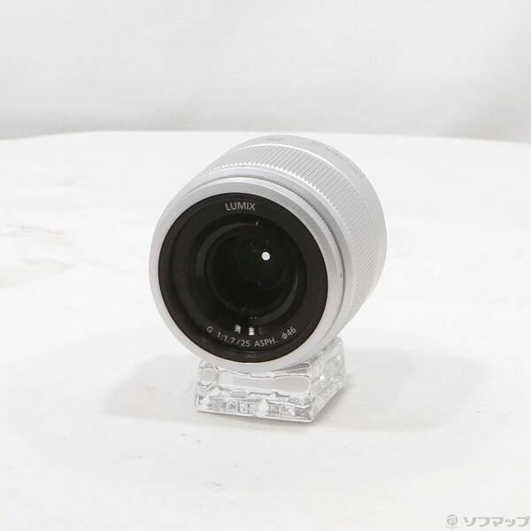 〔中古〕Panasonic(パナソニック) LUMIX G 25mm／F1.7 ASPH. シルバー...