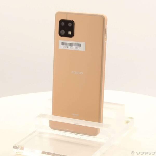 〔中古〕SHARP(シャープ) AQUOS sense6 64GB ライトカッパー SHG05 au...