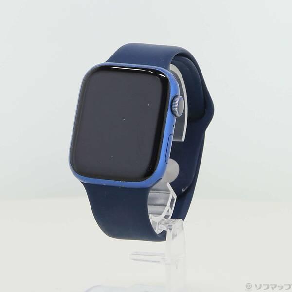 〔中古〕Apple(アップル) Apple Watch Series 7 GPS 45mm ブルーア...
