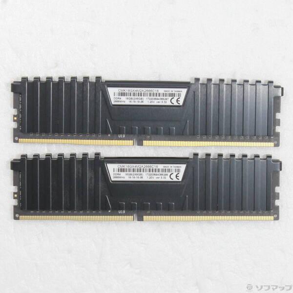 〔中古〕CORSAIR CMK16GX4M2A2666C16 16GB 8GB×2枚組〔305-ud...