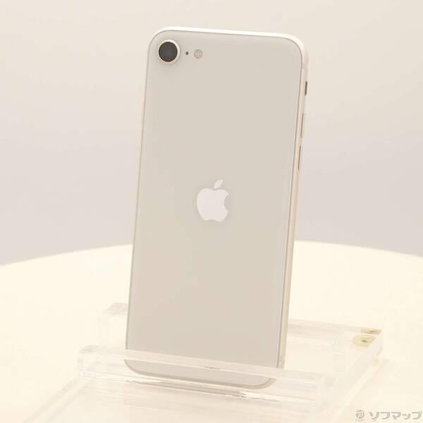 〔中古〕Apple(アップル) iPhone SE 第3世代 64GB スターライト MMYD3J／...