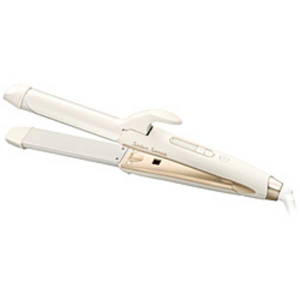 〔中古〕コイズミ 〔展示品〕 マイナスイオン2WAYアイロン Salon Sense アイボリー K...