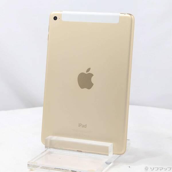 〔中古〕au iPad mini 4 128GB ゴールド MK782J／A auロック解除SIMフ...