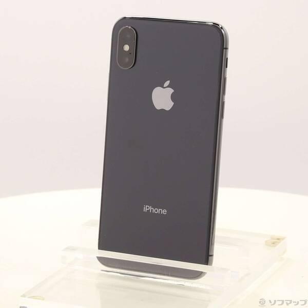 〔中古〕Apple(アップル) iPhoneX 256GB スペースグレイ MQC12J／A SIM...