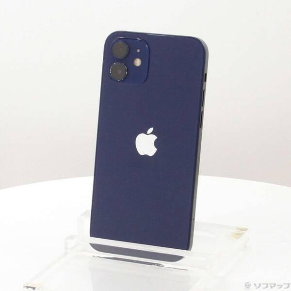 〔中古〕Apple(アップル) iPhone12 64GB ブルー NGHR3J／A SIMフリー〔...