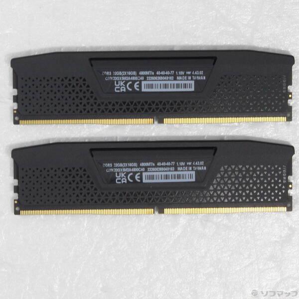 〔中古〕CORSAIR CMK32GX5M2A4800C40 32GB 16GB×2枚組〔262-u...