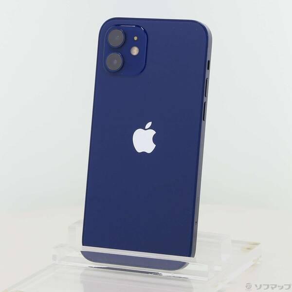 〔中古〕Apple(アップル) iPhone12 64GB ブルー MGHR3J／A SIMフリー〔...