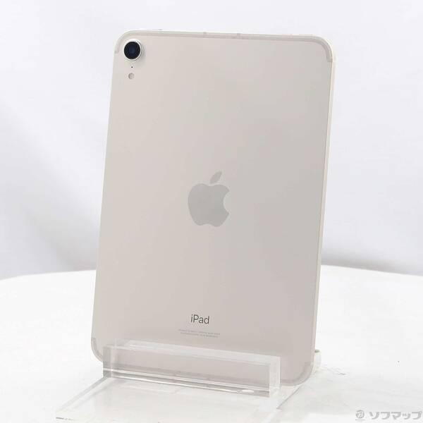 〔中古〕Apple(アップル) iPad mini 第6世代 64GB スターライト MK8C3J／...