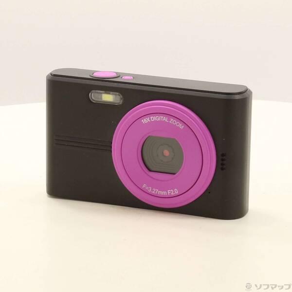 〔中古〕KEIYO コンパクトデジタルカメラ ブラック×パープル NT-DC001-BPL〔349-...