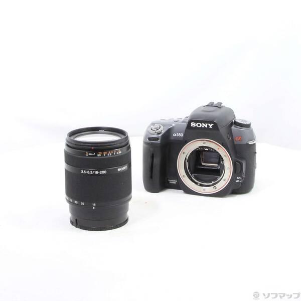 〔中古〕SONY(ソニー) α550 高倍率ズームレンズキット (DSLR-A550H)〔262-u...