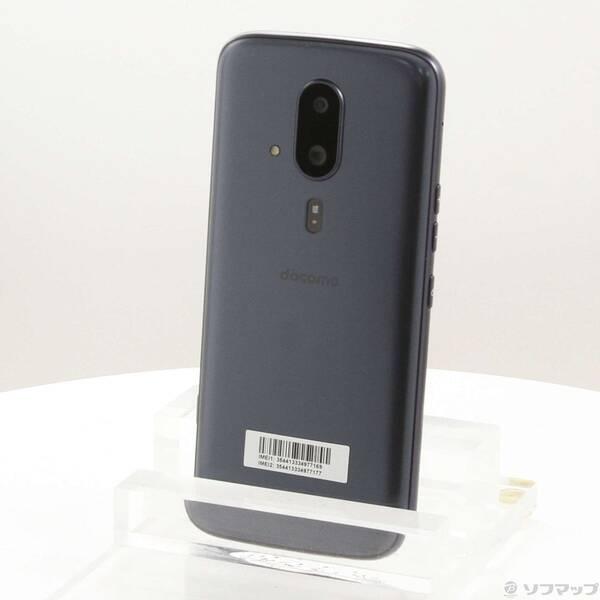 〔中古〕FCNT らくらくスマートフォン 128GB ネイビー F-53E docomo SIMフリ...