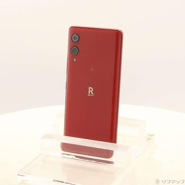 〔中古〕楽天 Rakuten Hand 5G 128GB クリムゾンレッド P780 楽天 SIMフ...