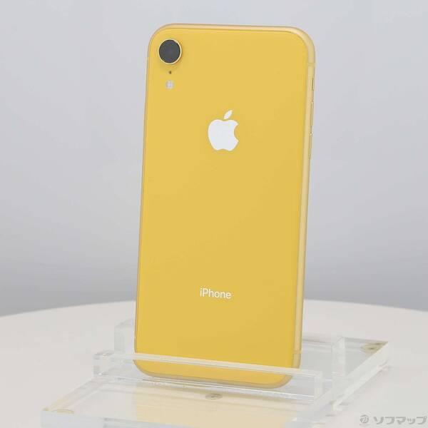 〔中古〕Apple(アップル) iPhoneXR 128GB イエロー MT0Q2J／A SIMフリ...