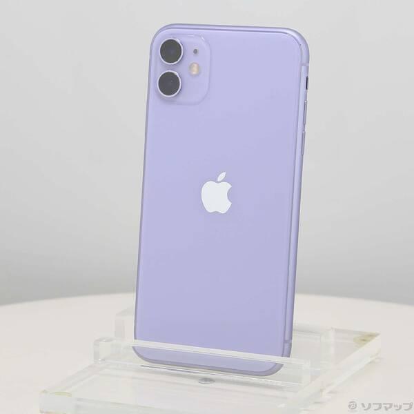 〔中古〕Apple(アップル) iPhone11 64GB パープル MWLX2J／A SIMフリー...