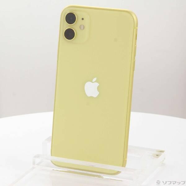 〔中古〕Apple(アップル) iPhone11 128GB イエロー NWM42J／A SIMフリ...