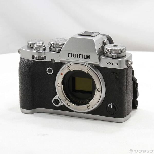 〔中古〕富士フイルム(FUJIFILM) FUJIFILM X-T3 ボディ シルバー〔276-ud...