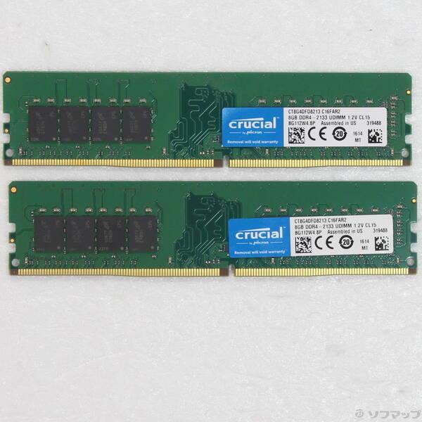 〔中古〕Crucial CT2K8G4DFD8213〔297-ud〕