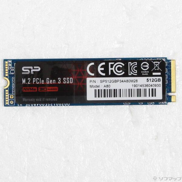 〔中古〕Silicon Power(シリコンパワー) P34A80 SP512GBP34A80M28...